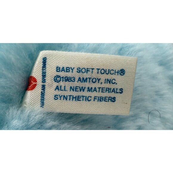 Baby Blue Bunny Lamb Plush Stuffed Animal Toy Turn key for Lullaby tune - Picture 9 of 12